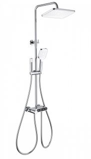 Душевая стойка Wonzon & Woghand Muse Corno WW-B3112-CR с термостатом хром